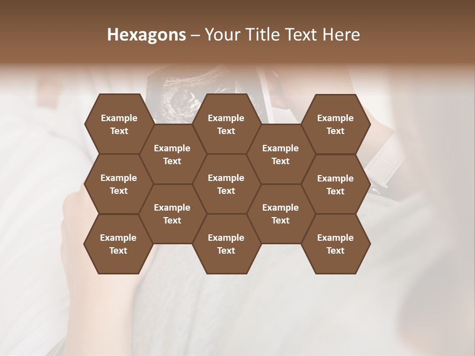 Caucasian Standing Senior PowerPoint Template