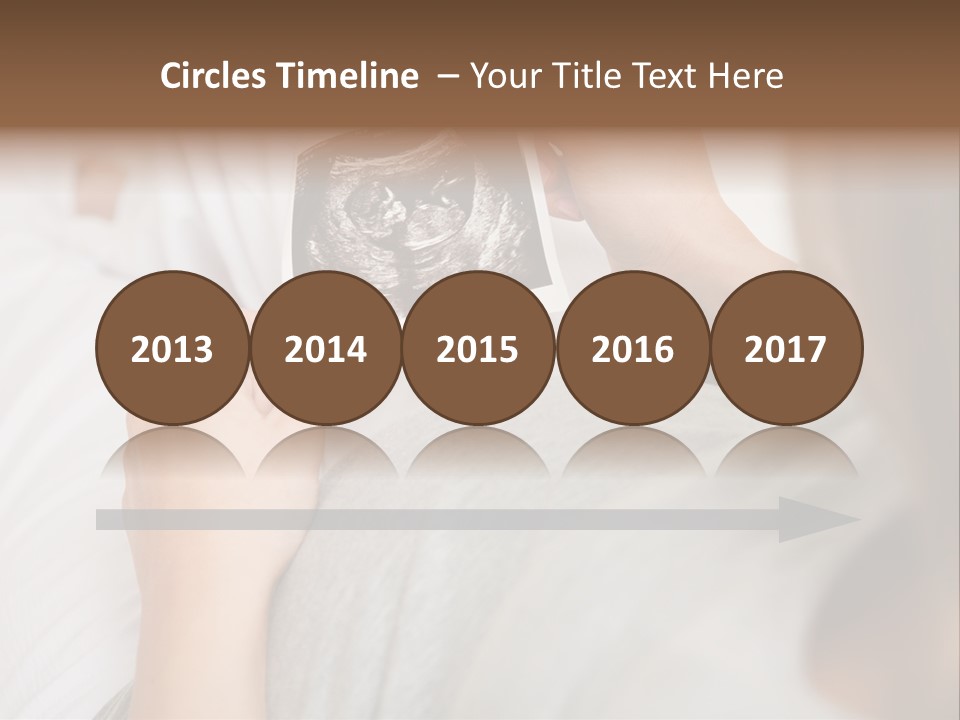 Caucasian Standing Senior PowerPoint Template