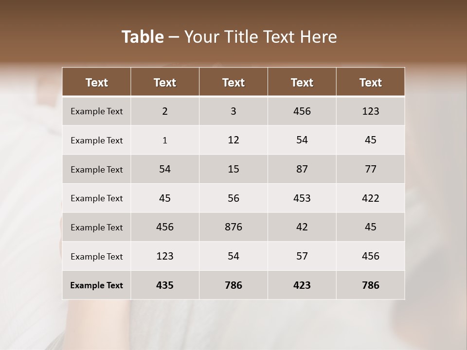 Caucasian Standing Senior PowerPoint Template