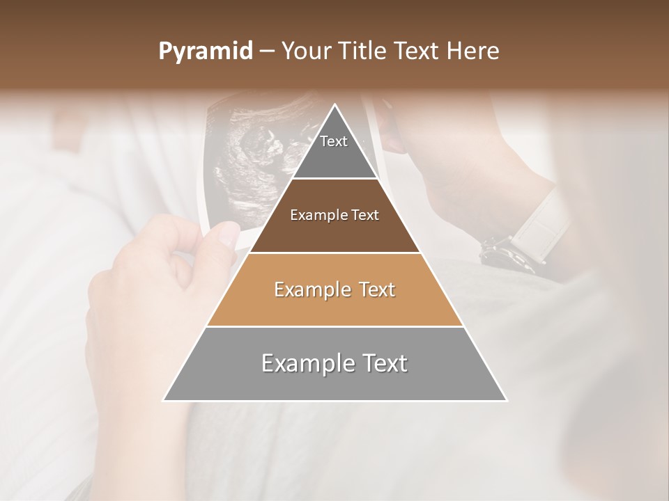 Caucasian Standing Senior PowerPoint Template