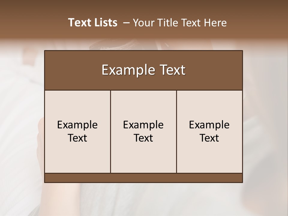Caucasian Standing Senior PowerPoint Template