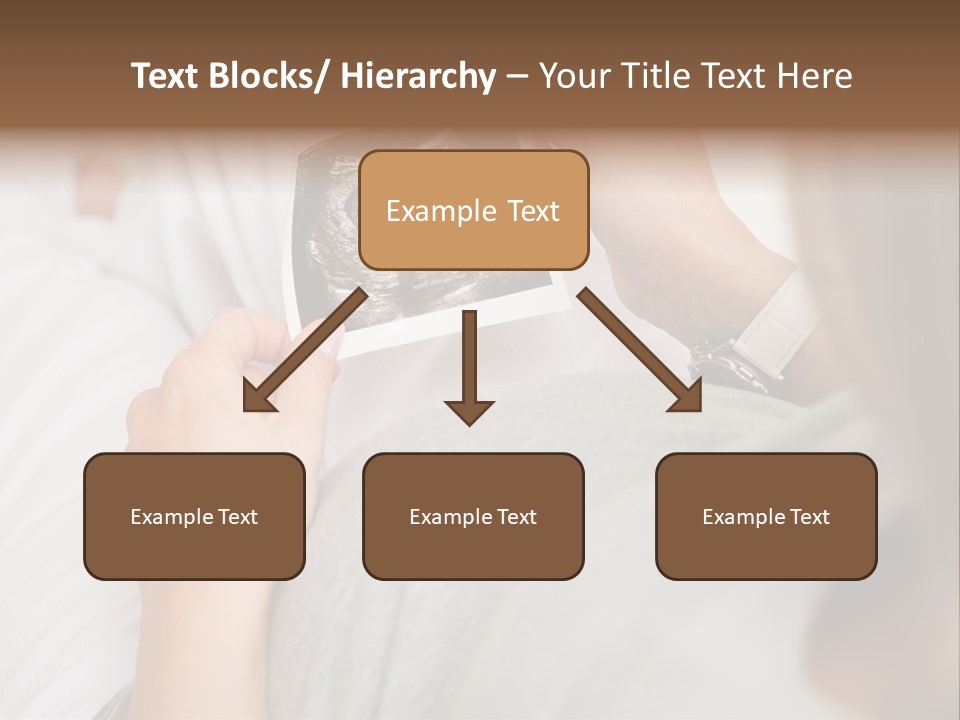 Caucasian Standing Senior PowerPoint Template