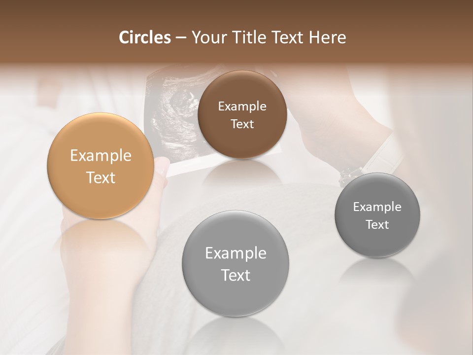 Caucasian Standing Senior PowerPoint Template