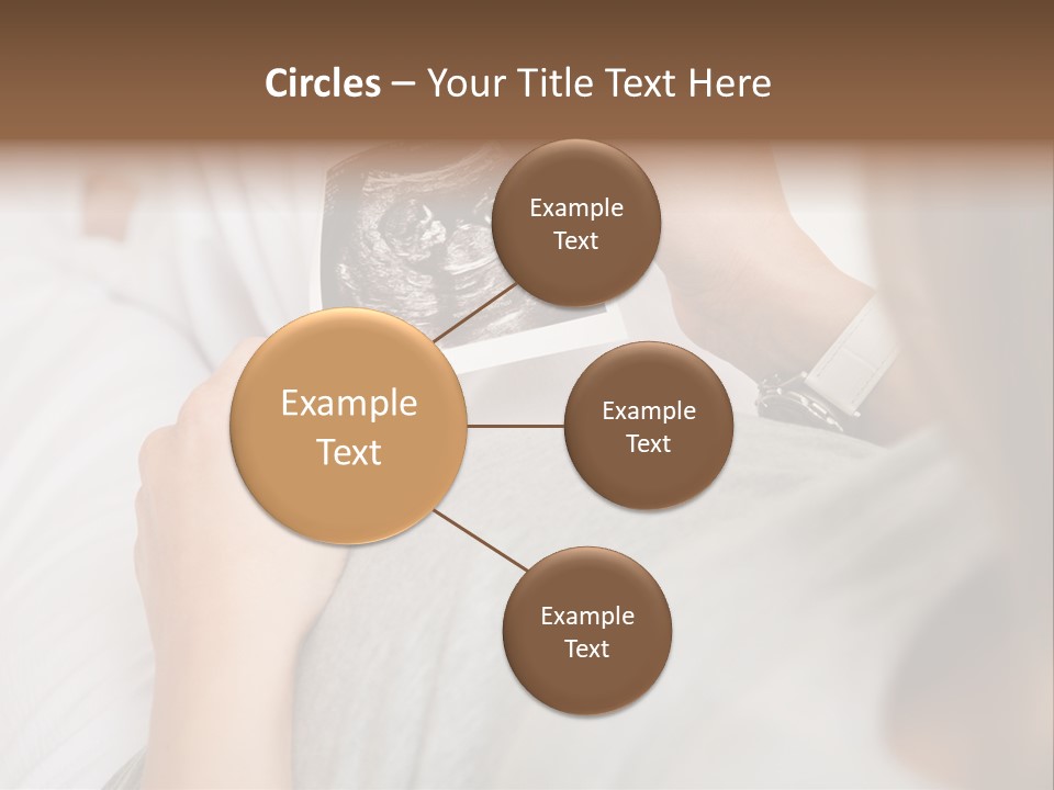 Caucasian Standing Senior PowerPoint Template