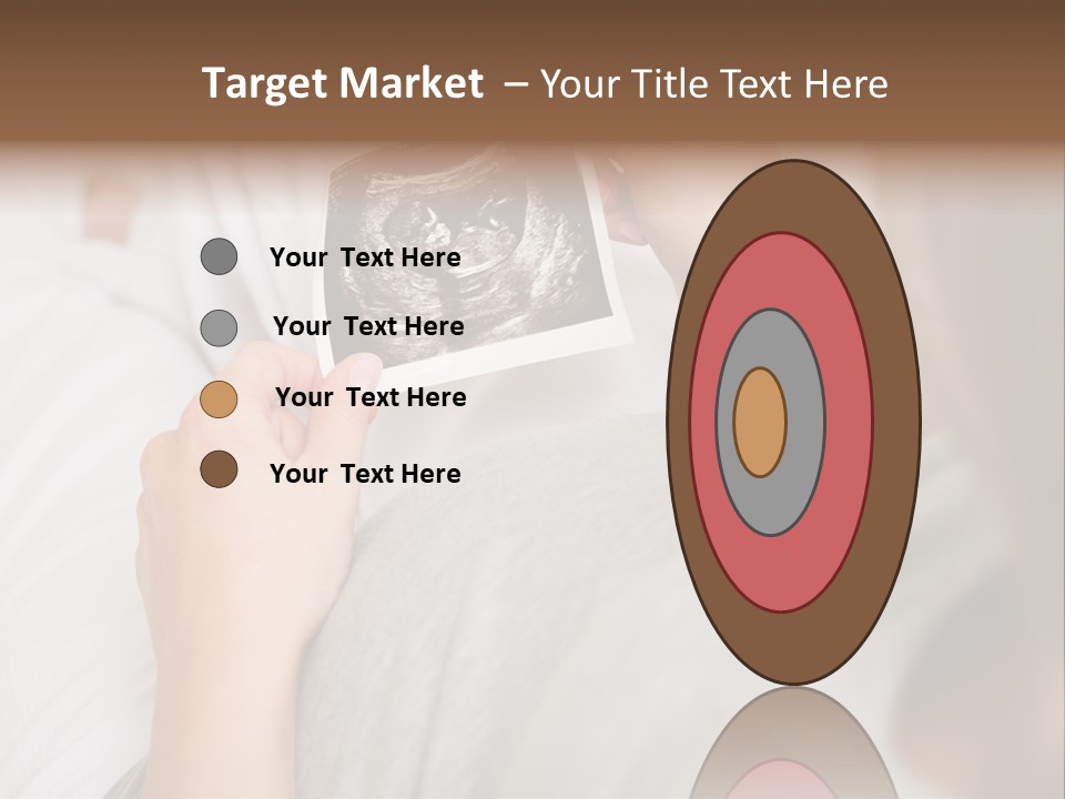 Caucasian Standing Senior PowerPoint Template