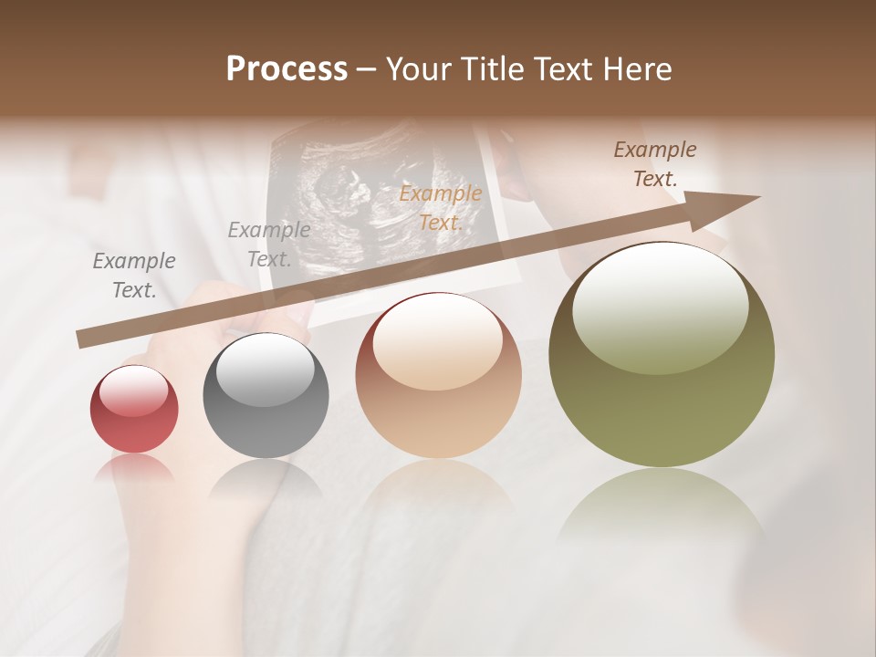 Caucasian Standing Senior PowerPoint Template