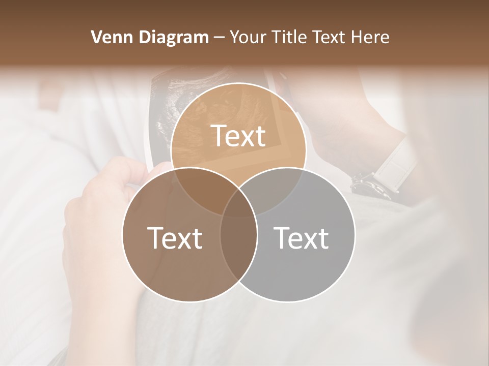 Caucasian Standing Senior PowerPoint Template