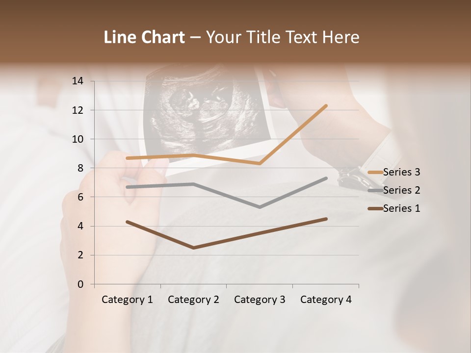 Caucasian Standing Senior PowerPoint Template
