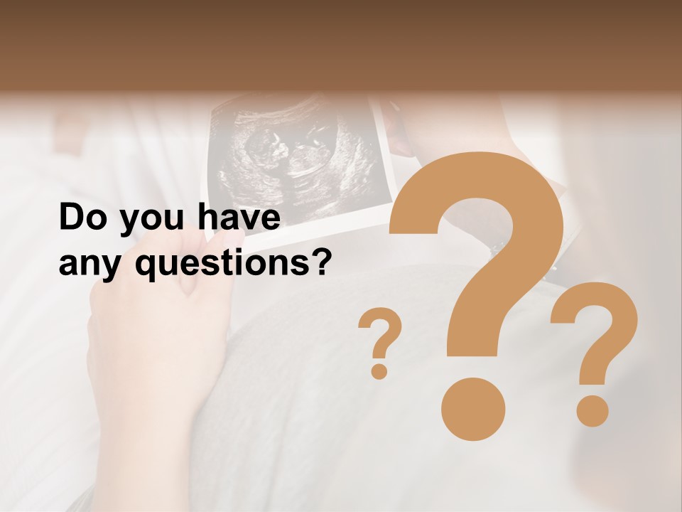 Caucasian Standing Senior PowerPoint Template