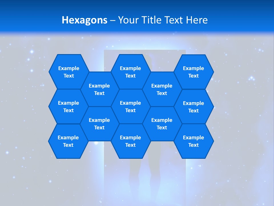 Older Standing Beach PowerPoint Template