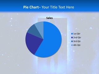 Older Standing Beach PowerPoint Template