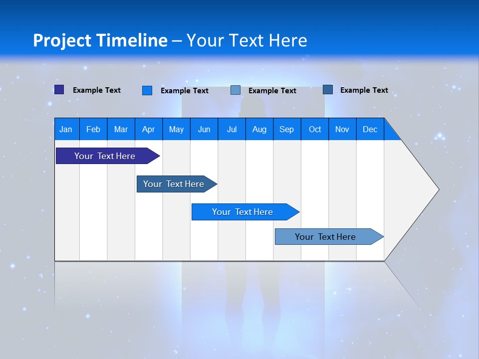 Older Standing Beach PowerPoint Template