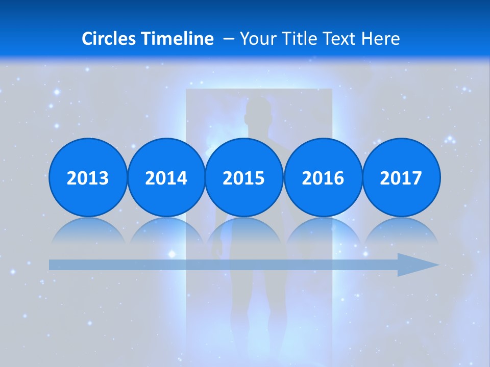 Older Standing Beach PowerPoint Template