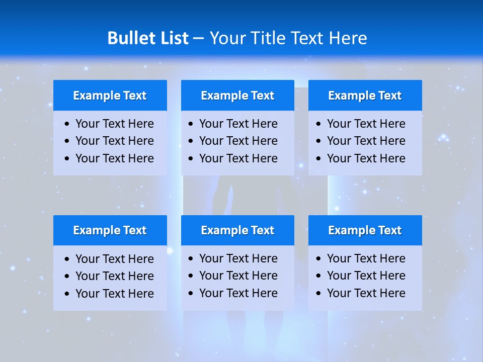 Older Standing Beach PowerPoint Template