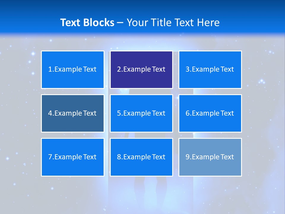 Older Standing Beach PowerPoint Template