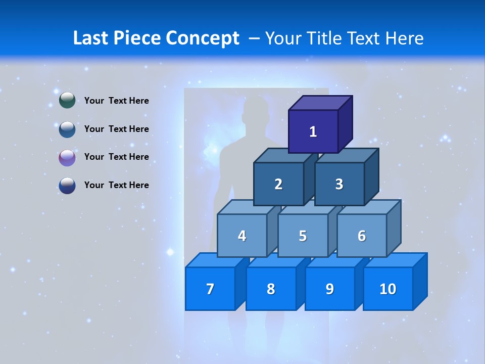 Older Standing Beach PowerPoint Template