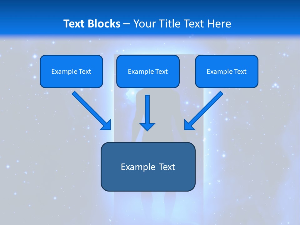 Older Standing Beach PowerPoint Template