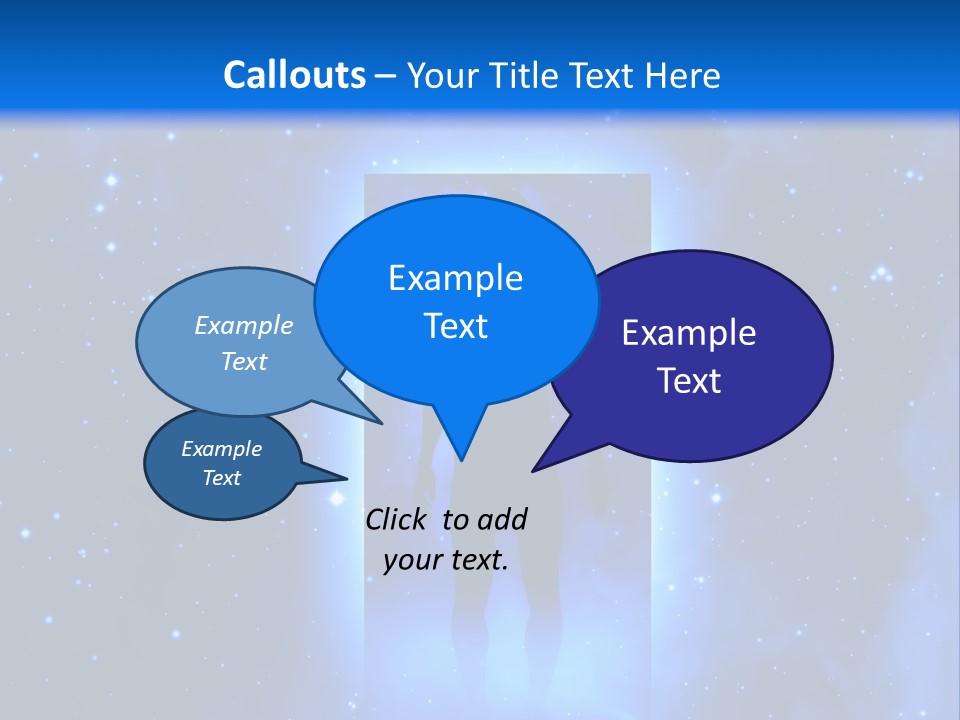 Older Standing Beach PowerPoint Template