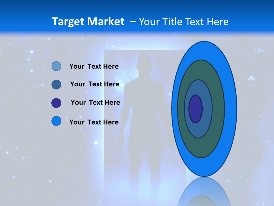 Older Standing Beach PowerPoint Template