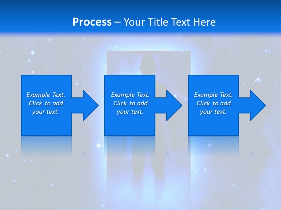 Older Standing Beach PowerPoint Template