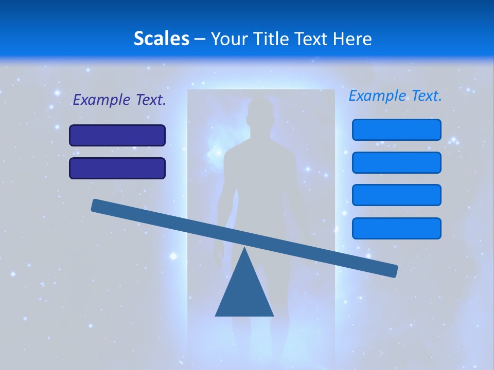 Older Standing Beach PowerPoint Template