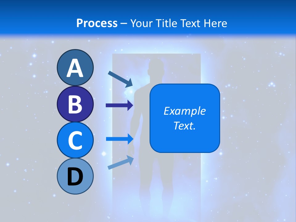 Older Standing Beach PowerPoint Template