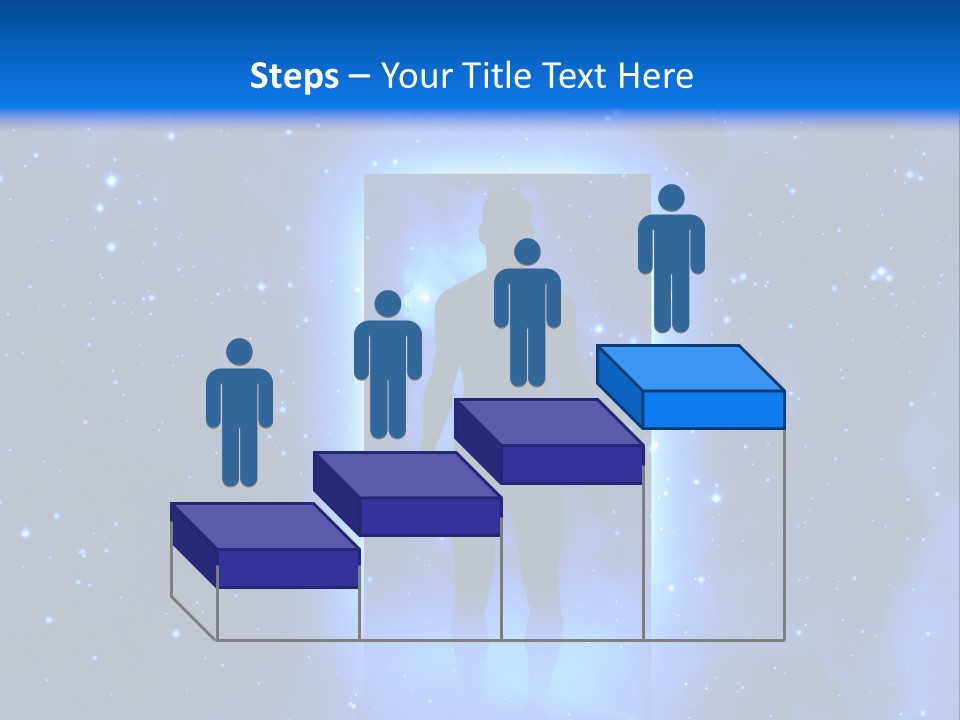 Older Standing Beach PowerPoint Template