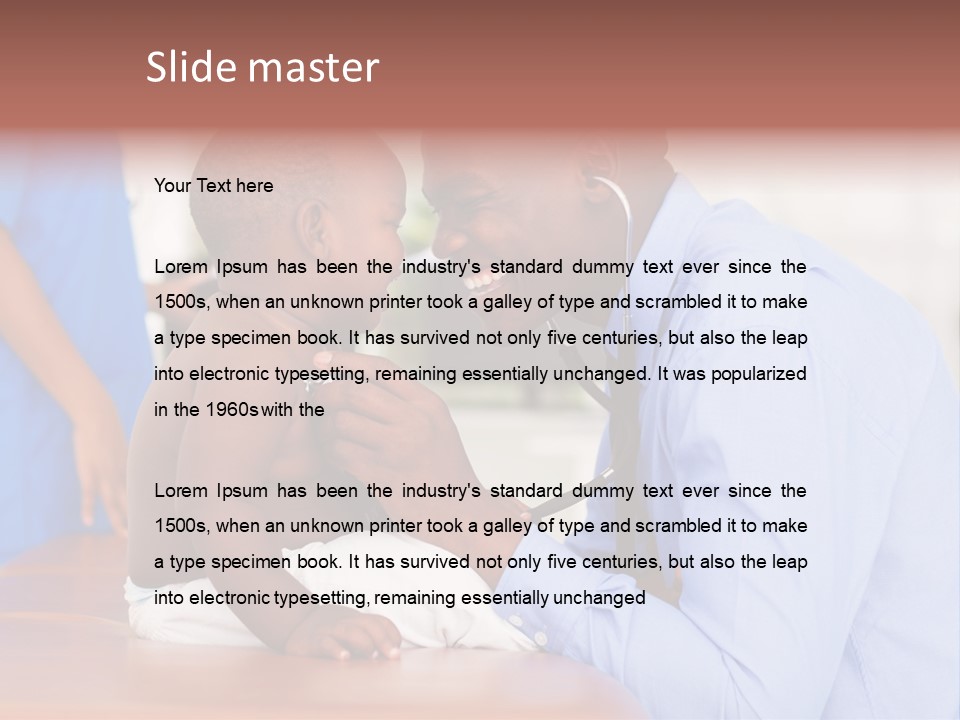 Coastal Wave Retirement PowerPoint Template