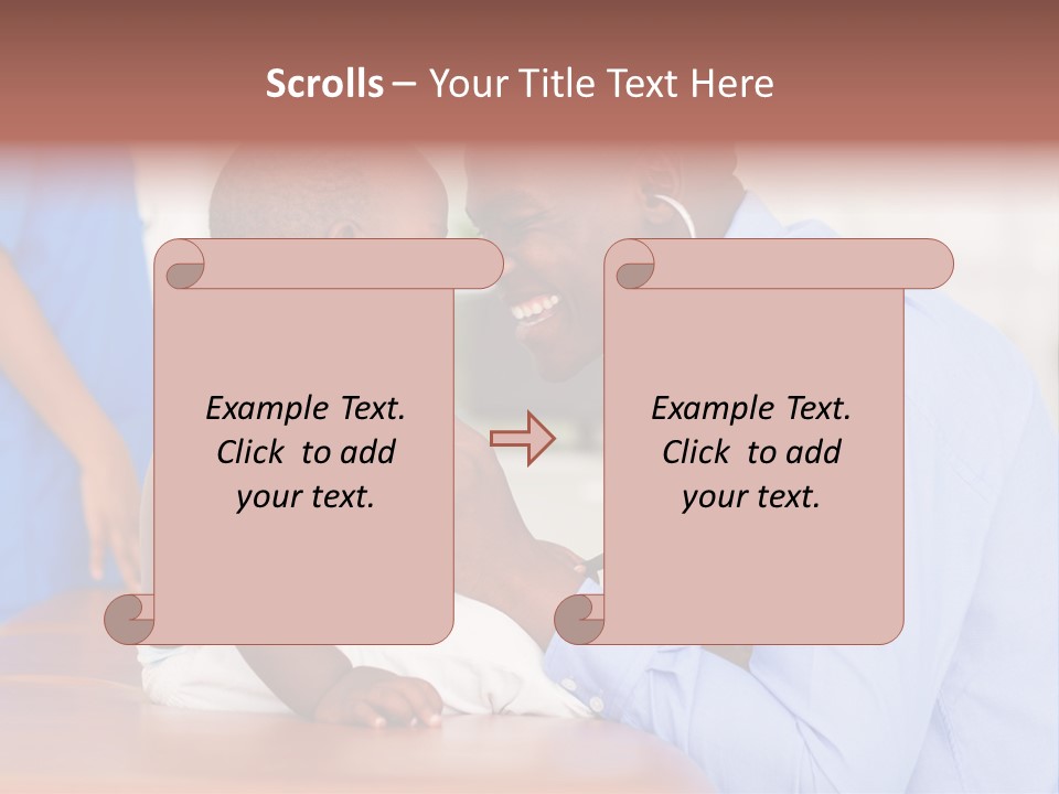 Coastal Wave Retirement PowerPoint Template