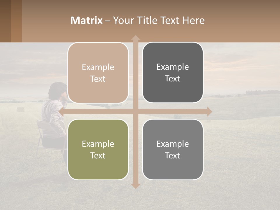 Daughter Sea Beach PowerPoint Template