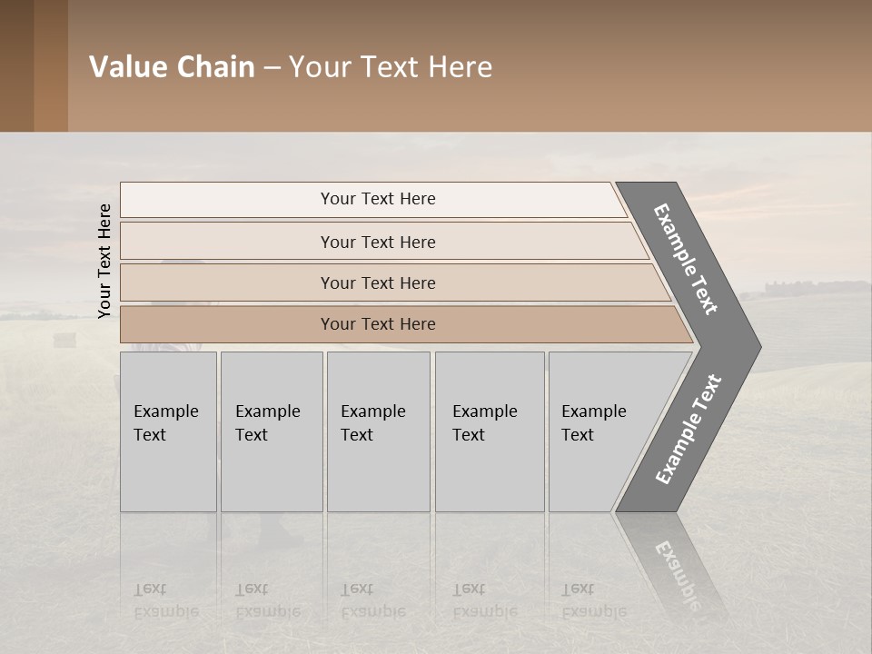 Daughter Sea Beach PowerPoint Template