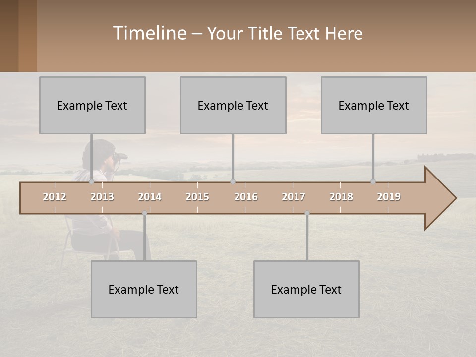 Daughter Sea Beach PowerPoint Template