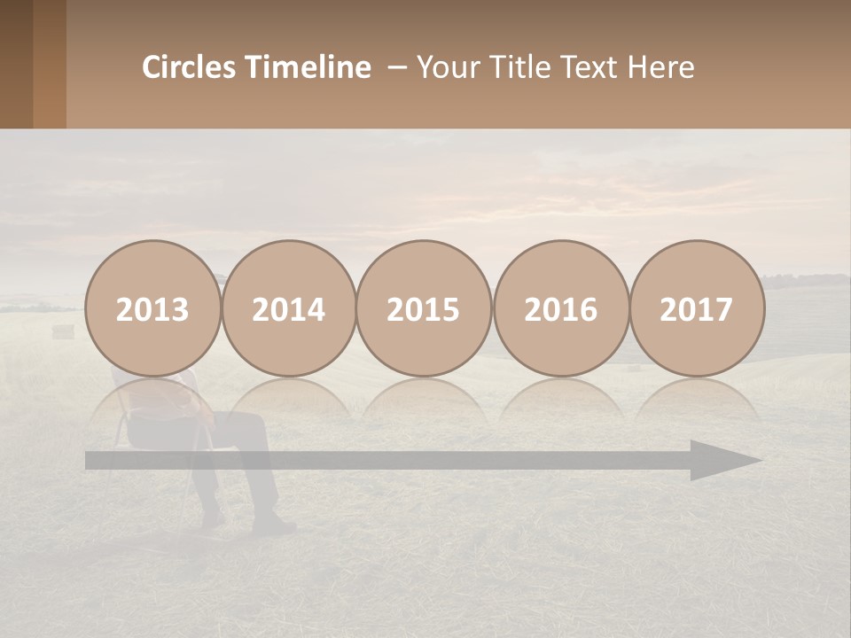 Daughter Sea Beach PowerPoint Template