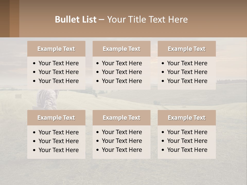 Daughter Sea Beach PowerPoint Template