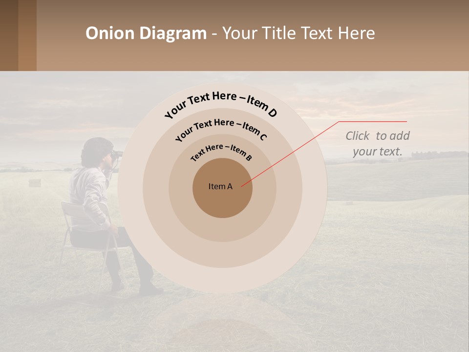 Daughter Sea Beach PowerPoint Template