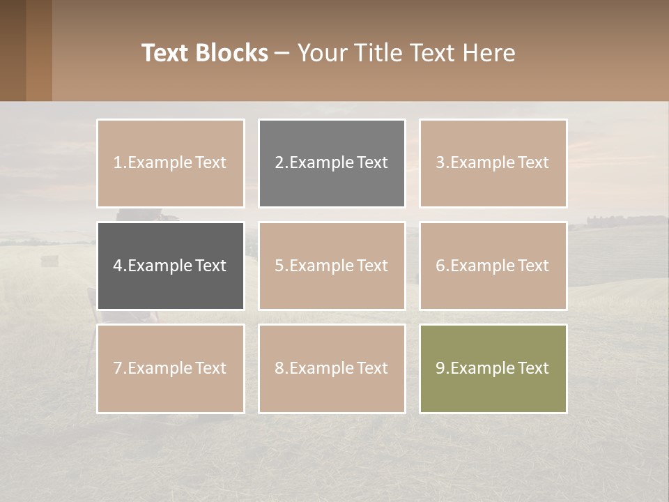 Daughter Sea Beach PowerPoint Template