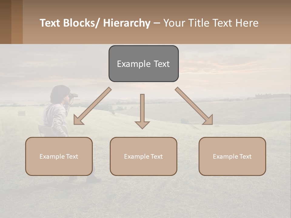 Daughter Sea Beach PowerPoint Template