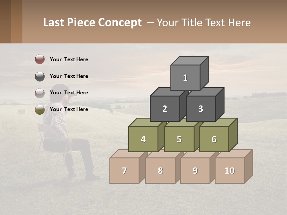 Daughter Sea Beach PowerPoint Template