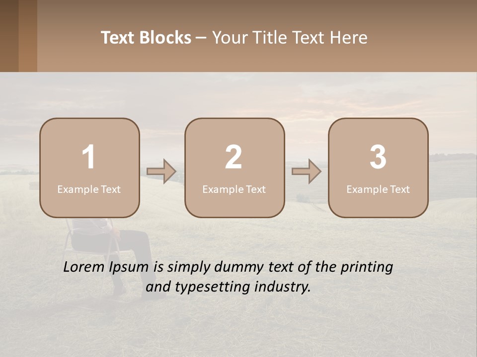 Daughter Sea Beach PowerPoint Template