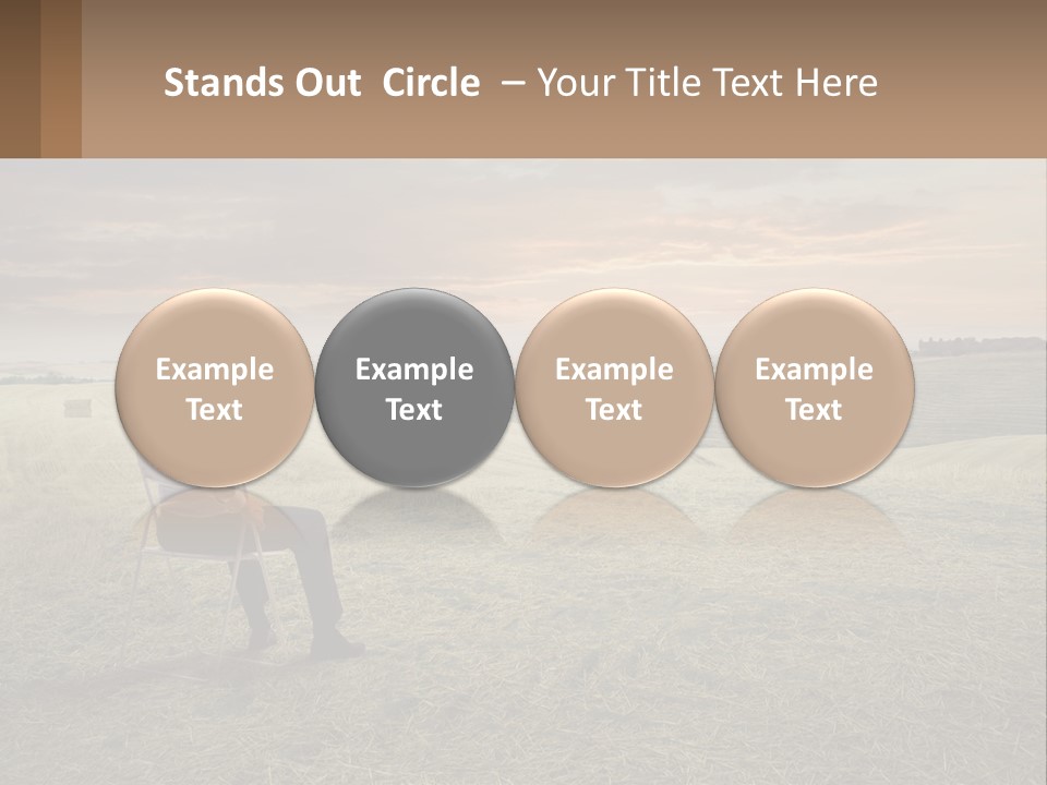 Daughter Sea Beach PowerPoint Template