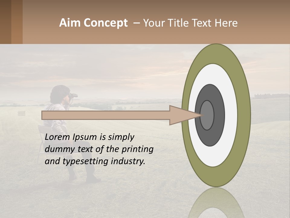 Daughter Sea Beach PowerPoint Template