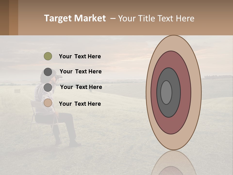 Daughter Sea Beach PowerPoint Template