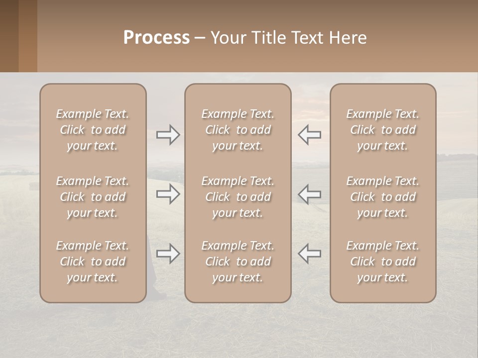 Daughter Sea Beach PowerPoint Template