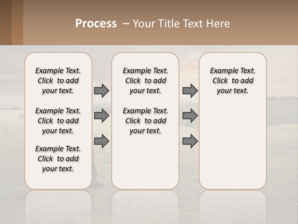 Daughter Sea Beach PowerPoint Template