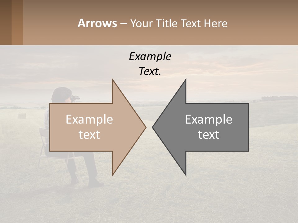 Daughter Sea Beach PowerPoint Template