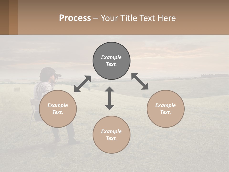 Daughter Sea Beach PowerPoint Template