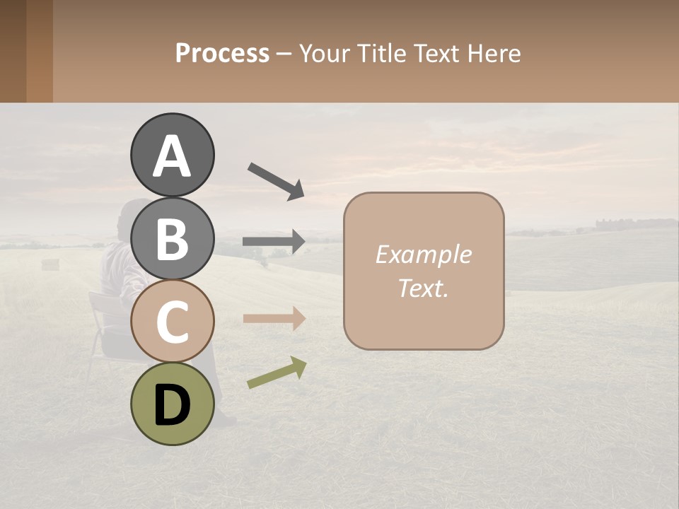 Daughter Sea Beach PowerPoint Template