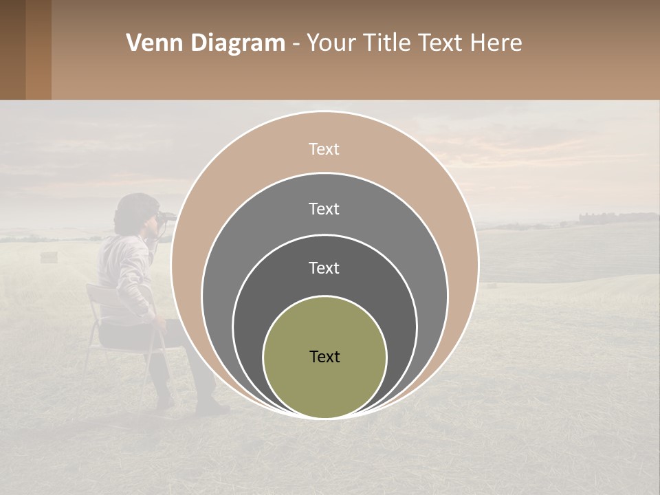 Daughter Sea Beach PowerPoint Template