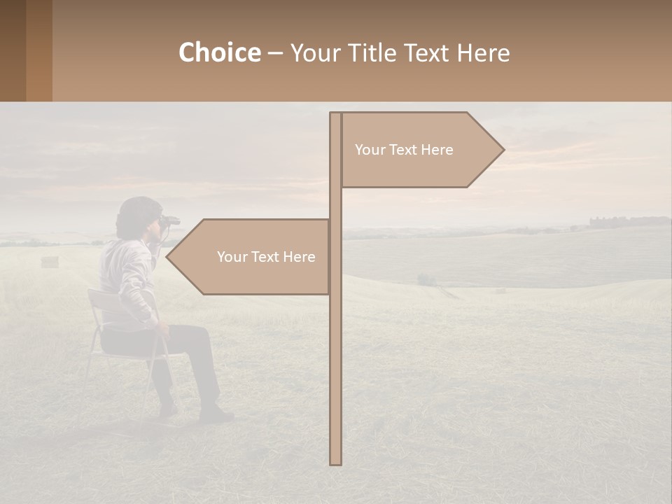 Daughter Sea Beach PowerPoint Template