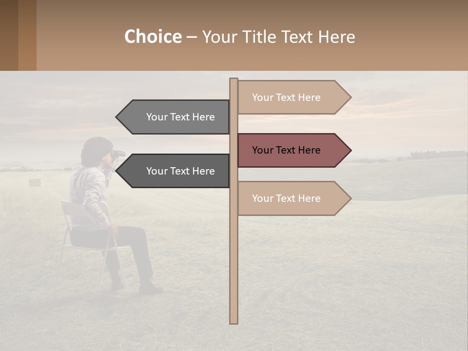 Daughter Sea Beach PowerPoint Template